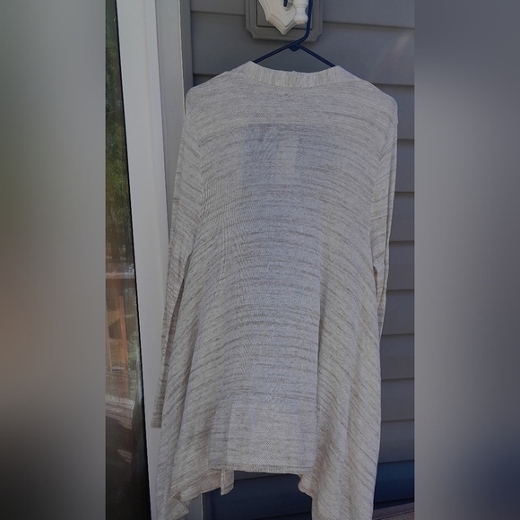 Dana Buchman Knit Open XXL  Cream/grey Cargdian - Picture 4 of 4